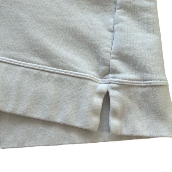 Lands' End White Crew Neck Sweatshirt XL - Picture 5 of 5